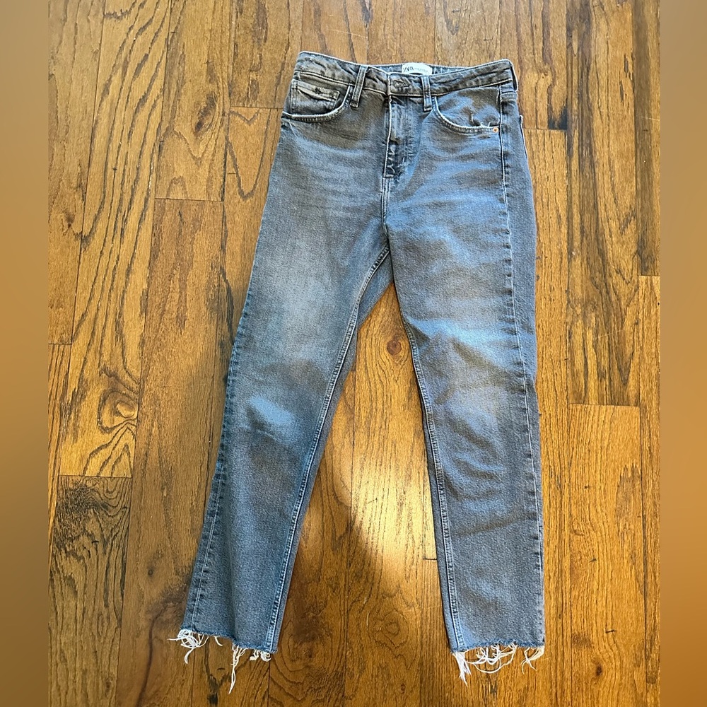 Zara Charcoal Straight Jeans